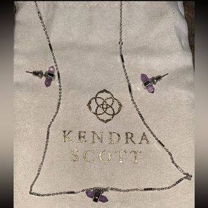 Kendra Scott necklace and earring set